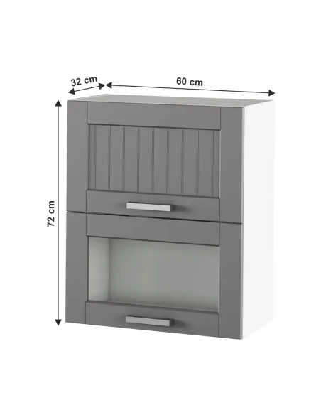 Dulap Superior JULIA TYP 8, Bucătărie, 60x72x32 cm, PAL Melaminat/MDF Folie | MobilaOK