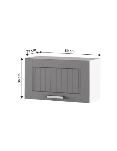 Dulap superior JULIA TYP 9, bucatarie, 60x36x32 cm, PAL melaminat/MDF folie | MobilaOK