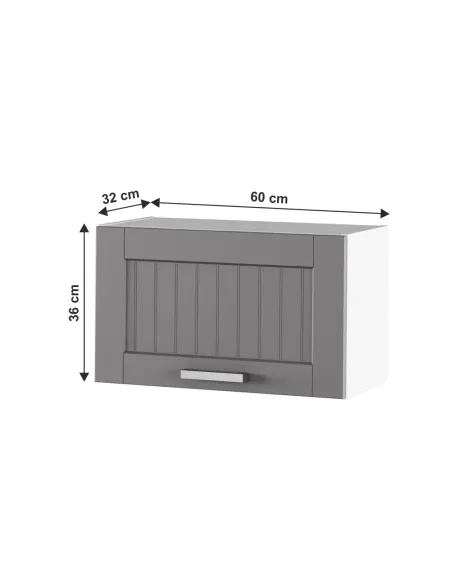 Dulap superior JULIA TYP 9, bucatarie, 60x36x32 cm, PAL melaminat/MDF folie | MobilaOK
