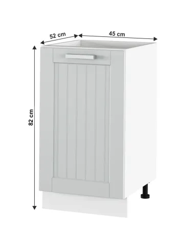 Dulap inferior JULIA TYP 54 pentru bucătărie, 45x82x52 cm, PAL melaminat/MDF folie | MobilaOK