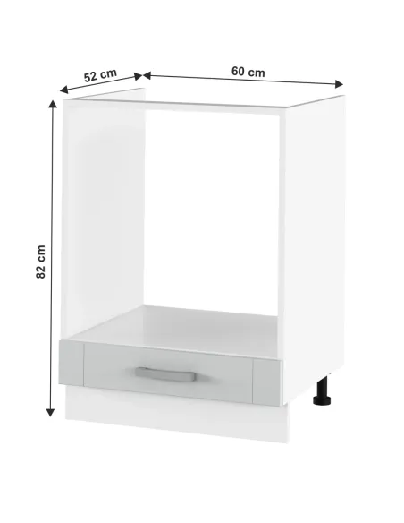 Dulap bucătărie JULIA TYP 58, 60x82x52 cm, PAL melaminat | MobilaOK