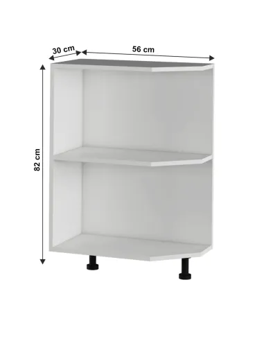 Dulap inferior JULIA, bucătărie, 30x82x56 cm, PAL melaminat | MobilaOK