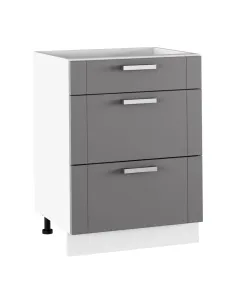 Dulap inferior JULIA TYP 57, bucătărie/hol, 60x82x52 cm, PAL melaminat/MDF folie | MobilaOK
