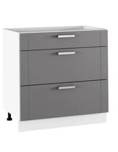 Dulap inferior JULIA, bucătărie/hol, 80x82x52 cm, PAL melaminat/MDF folie | MobilaOK
