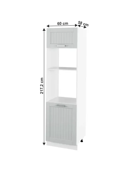 Dulap încorporat JULIA TYP 81, bucătărie, 60x217.2x58 cm, PAL melaminat/MDF folie | MobilaOK