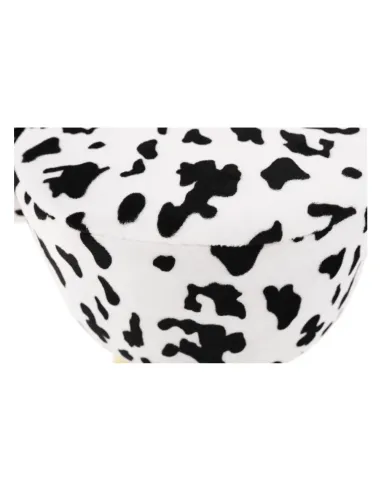 Taburet MOLLY, living, 47x28x31 cm, catifea Velvet, lemn masiv | MobilaOK