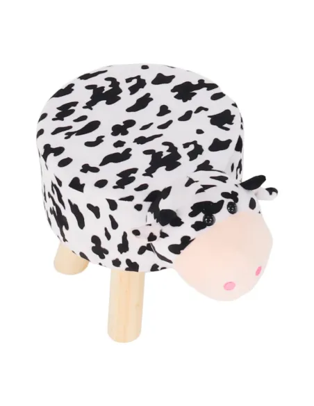 Taburet MOLLY, living, 47x28x31 cm, catifea Velvet, lemn masiv | MobilaOK