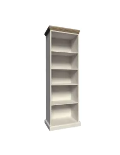 Etajeră, ROYAL RW, living/dormitor, 68x39x187 cm, PAL melaminat pin nordic/stejar sălbatic | MobilaOK
