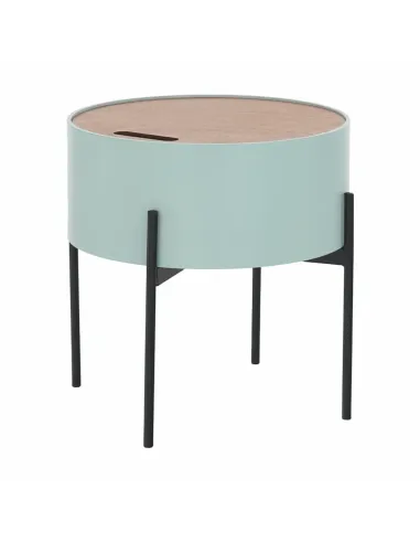 Taburet MOSAI, living/bucătărie, 38x38.5x38 cm, MDF/metal, capac detaşabil | MobilaOK