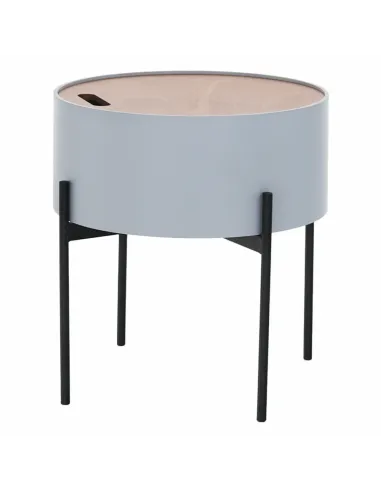 Taburet MOSAI, hol/dormitor/baie, 38x38.5x38 cm, MDF/Metal | MobilaOK