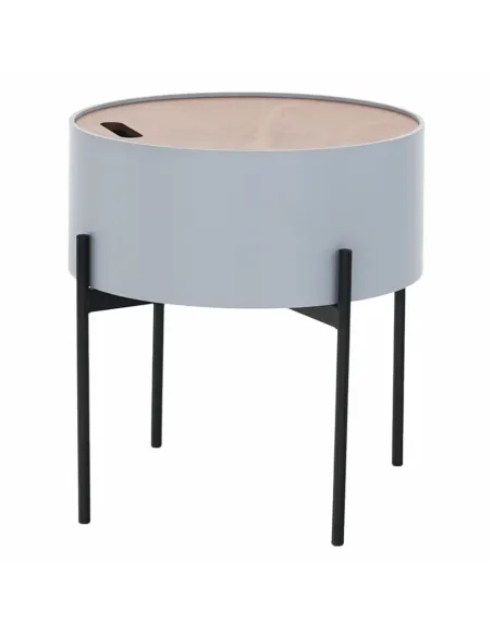 Taburet MOSAI, hol/dormitor/baie, 38x38.5x38 cm, MDF/Metal | MobilaOK