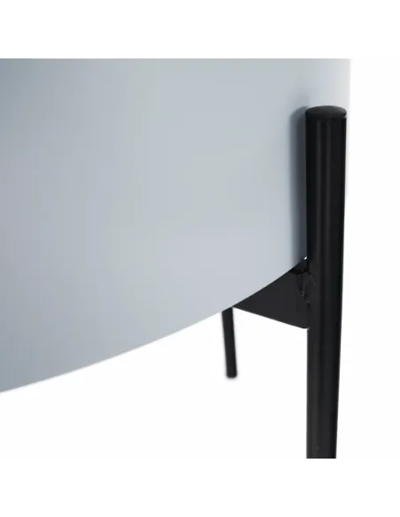 Taburet MOSAI, hol/dormitor/baie, 38x38.5x38 cm, MDF/Metal | MobilaOK