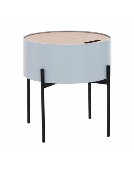 Taburet MOSAI, hol/dormitor/baie, 38x38.5x38 cm, MDF/Metal | MobilaOK