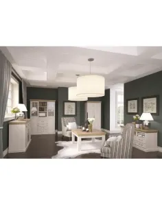 Măsuță de cafea ROYAL LN, living/dormitor, 90x50x60 cm, PAL melaminat cu finisaj pin/stejar | MobilaOK 2