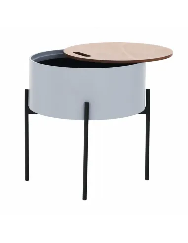 Taburet MOSAI, hol/dormitor/baie, 38x38.5x38 cm, MDF/Metal | MobilaOK