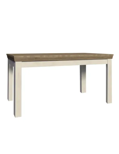 Masă extensibilă ROYAL ST pentru dining, 160-203x90 cm, PAL cu finisaj pin/stejar | MobilaOK