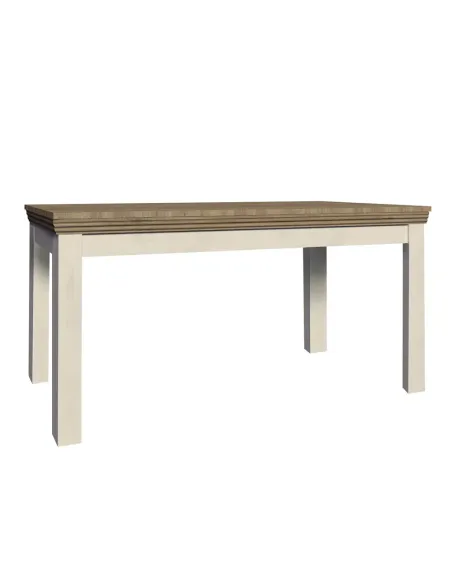 Masă extensibilă ROYAL ST pentru dining, 160-203x90 cm, PAL cu finisaj pin/stejar | MobilaOK