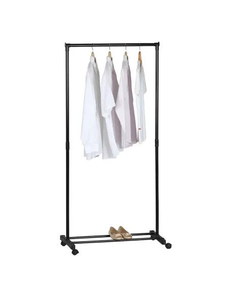 Cuier Mobil VANDER, hol/dormitor, 78.5x165x41.5 cm, Metal/Plastic | MobilaOK