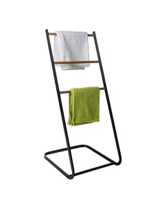 Uscător de haine ZONKER, dormitor/baie, 40x89x37.5 cm, Metal/Lemn | MobilaOK