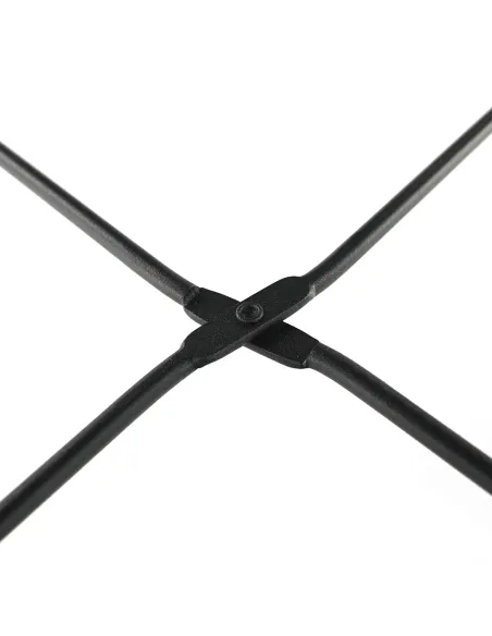 Măsuţă auxiliară cu tavă detaşabilă, negru, RENDER | MobilaOK
