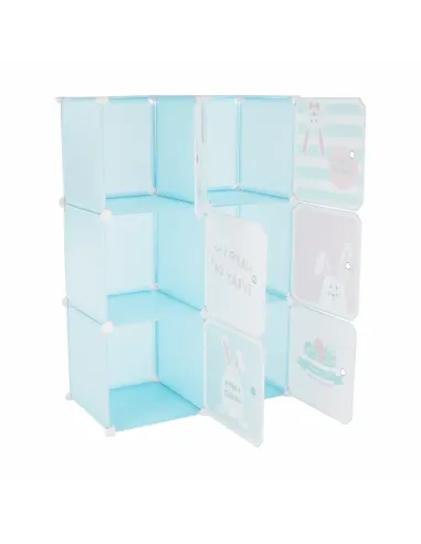 Dulap EDRIN pentru copii, 75x37x111 cm, metal și plastic | MobilaOK