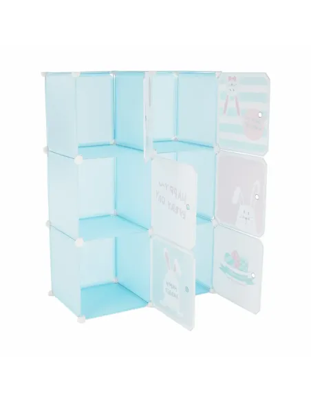 Dulap EDRIN pentru copii, 75x37x111 cm, metal și plastic | MobilaOK