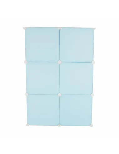 Dulap EDRIN pentru copii, 75x37x111 cm, metal și plastic | MobilaOK