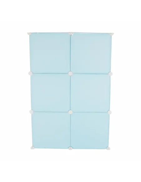 Dulap EDRIN pentru copii, 75x37x111 cm, metal și plastic | MobilaOK