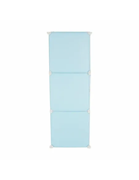 Dulap EDRIN pentru copii, 75x37x111 cm, metal și plastic | MobilaOK