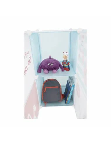 Dulap EDRIN pentru copii, 75x37x111 cm, metal și plastic | MobilaOK