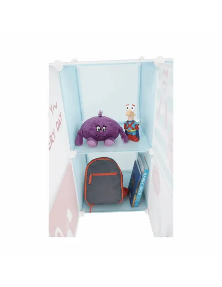 Dulap EDRIN pentru copii, 75x37x111 cm, metal și plastic | MobilaOK
