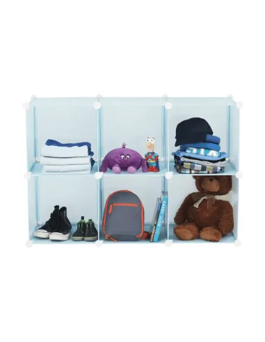 Dulap EDRIN pentru copii, 75x37x111 cm, metal și plastic | MobilaOK