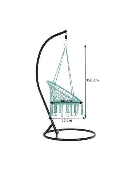 Scaun suspendabil, mentol, AMADO 2 NEW | MobilaOK