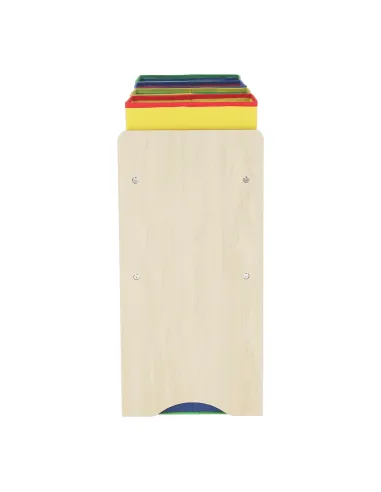 Organizator de jucării NORDEN | cameră copii | 82.5x29.3x60 cm | PAL melaminat, metal, textile | MobilaOK
