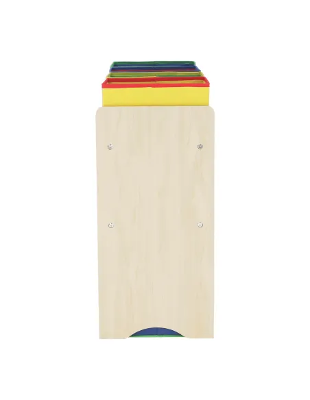 Organizator de jucării NORDEN | cameră copii | 82.5x29.3x60 cm | PAL melaminat, metal, textile | MobilaOK