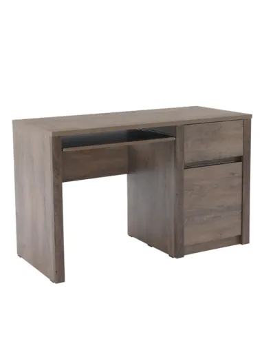 Birou PC MONTANA B1, birou, 120 x 75 x 53 cm, PAL melaminat stejar lefkas închis | MobilaOK