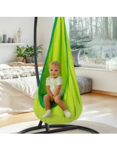 Fotoliu balansoar SIESTA TYP 1, living, 60x150x70 cm, bumbac/PVC | MobilaOK 2