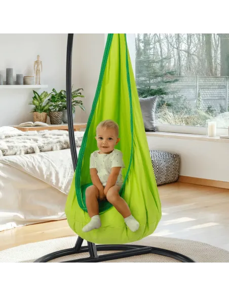 Fotoliu balansoar SIESTA TYP 1, living, 60x150x70 cm, bumbac/PVC | MobilaOK