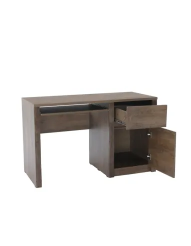 Birou PC MONTANA B1, birou, 120 x 75 x 53 cm, PAL melaminat stejar lefkas închis | MobilaOK