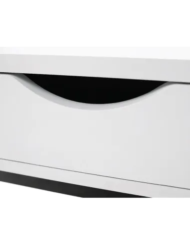Noptieră/Măsuță Auxiliară VIRED, dormitor/living, 50x60x30 cm, MDF cu folie PVC și metal | MobilaOK