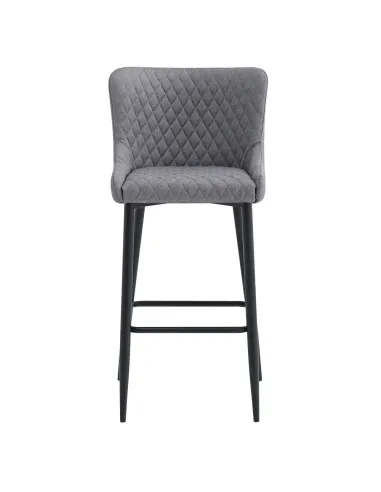 Scaun bar CEZARIA, bucătărie/bar, 51x56x105.5 cm, Textil/Metal | MobilaOK