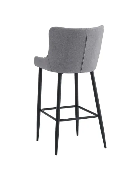 Scaun bar CEZARIA, bucătărie/bar, 51x56x105.5 cm, Textil/Metal | MobilaOK