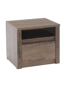 Noptieră MONTANA SN, dormitor, 50x45.5x43.3 cm, PAL melaminat stejar lefkas închis | MobilaOK