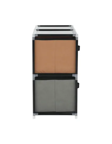 Comodă CAMILO TYP 1 dormitor/hol, 58x57x30 cm, metal și textil, KONDELA | MobilaOK