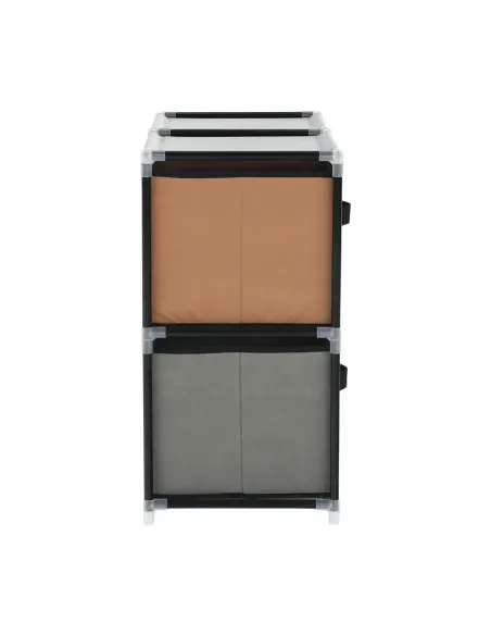 Comodă CAMILO TYP 1 dormitor/hol, 58x57x30 cm, metal și textil, KONDELA | MobilaOK