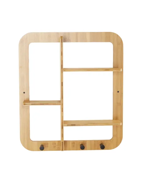 Raft, ARTID TYP 2, bucătărie baie birou, 52x59.5x10 cm, Bambus natural | MobilaOK