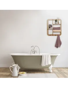 Raft, ARTID TYP 2, bucătărie baie birou, 52x59.5x10 cm, Bambus natural | MobilaOK 2