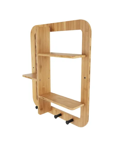 Raft, ARTID TYP 2, bucătărie baie birou, 52x59.5x10 cm, Bambus natural | MobilaOK