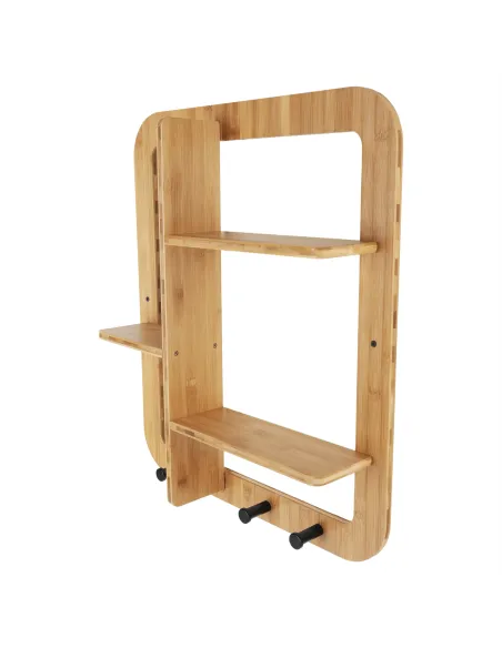 Raft, ARTID TYP 2, bucătărie baie birou, 52x59.5x10 cm, Bambus natural | MobilaOK