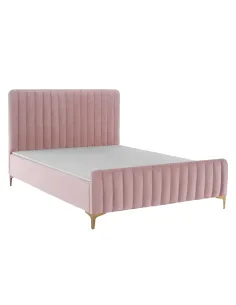 Pat KAISA, dormitor, 180x200, tapiţerie Velvet textil | MobilaOK